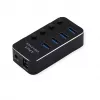 Hub USB ROLINE 14.02.5056 USB 3.2 Gen 1 Type-A 5120 Mbit/s negro