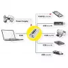 Hub USB ROLINE 3.2 Gen 1 14.02.5058 negro 5120 Mbit/s