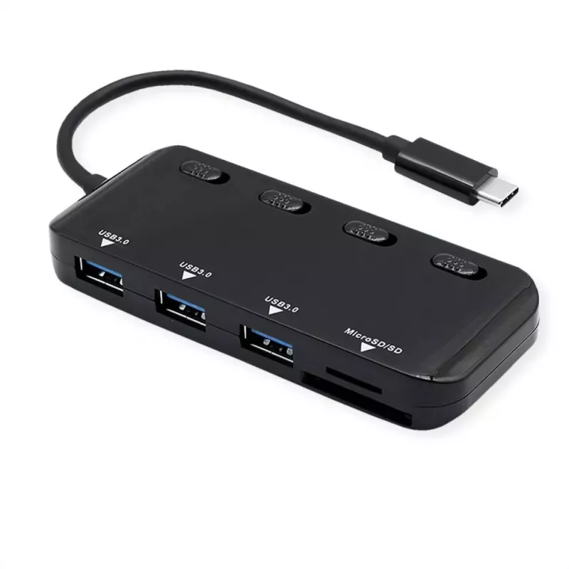 Dock para portátil ROLINE 14.02.5059 USB 3.2 Gen 1 Type-C negro