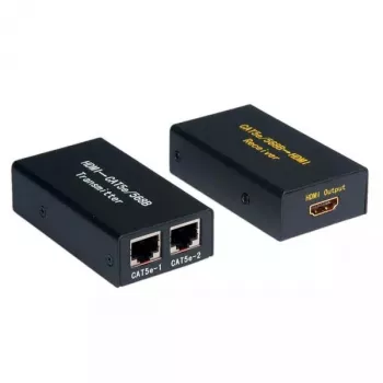 Transmisor y receptor AV VALUE extensor HDMI por par trenzado 25 m