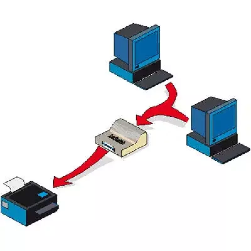 Conmutador de impresora USB 2.0 Value 14.99.5032