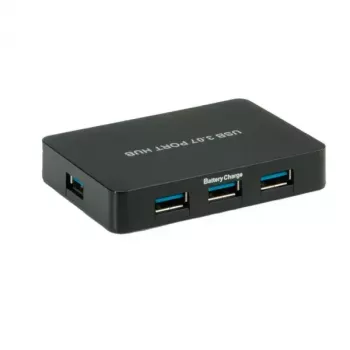 Hub USB VALUE USB 3.0 sobremesa 7 puertos con fuente de alimentación