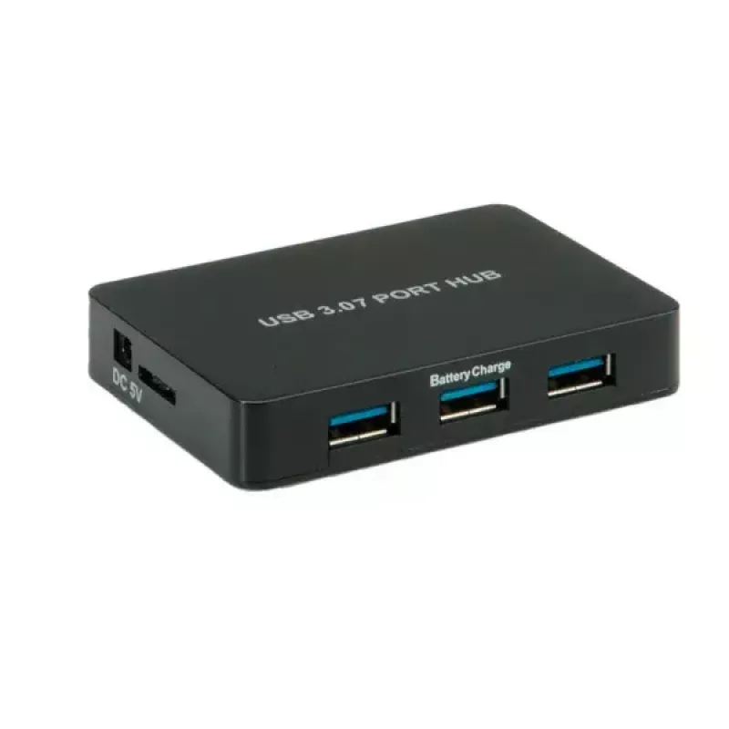 Hub USB VALUE USB 3.0 sobremesa 7 puertos con fuente de alimentación