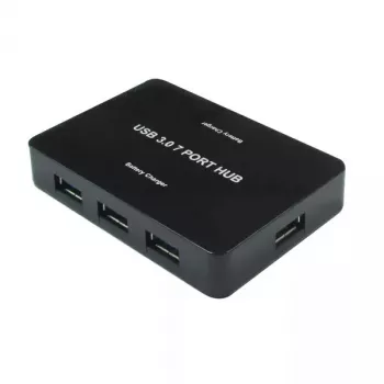Hub USB VALUE USB 3.0 sobremesa 7 puertos con fuente de alimentación
