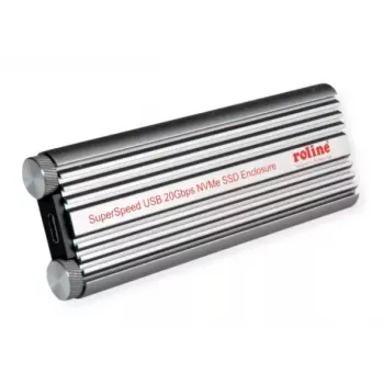 Carcasa para SSD ROLINE 16.01.4147 M.2 aluminio negro 20 Gbit/s