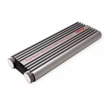 Carcasa para SSD ROLINE 16.01.4147 M.2 aluminio negro 20 Gbit/s
