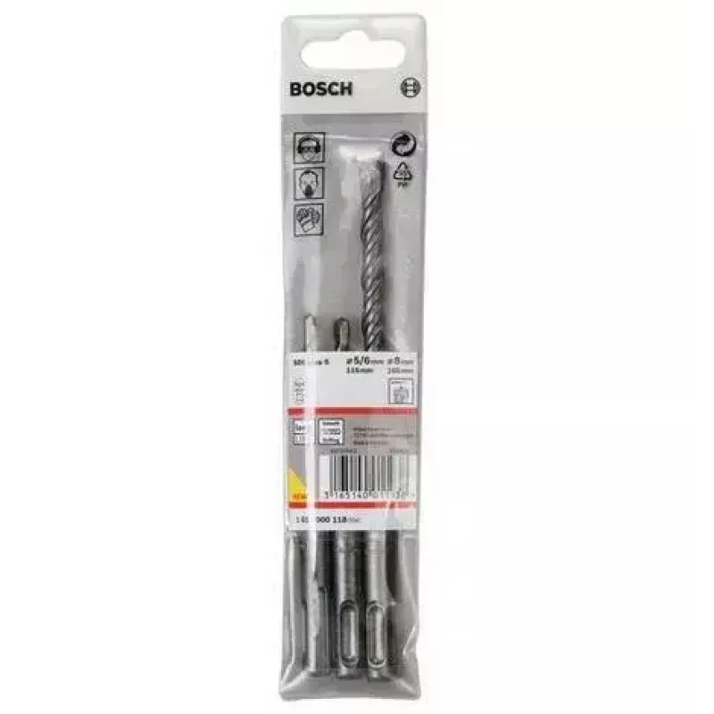 Set de brocas Bosch 1 617 000 118 3 uds. SDS Plus 5,0 mm 6,0 mm 8,0 mm