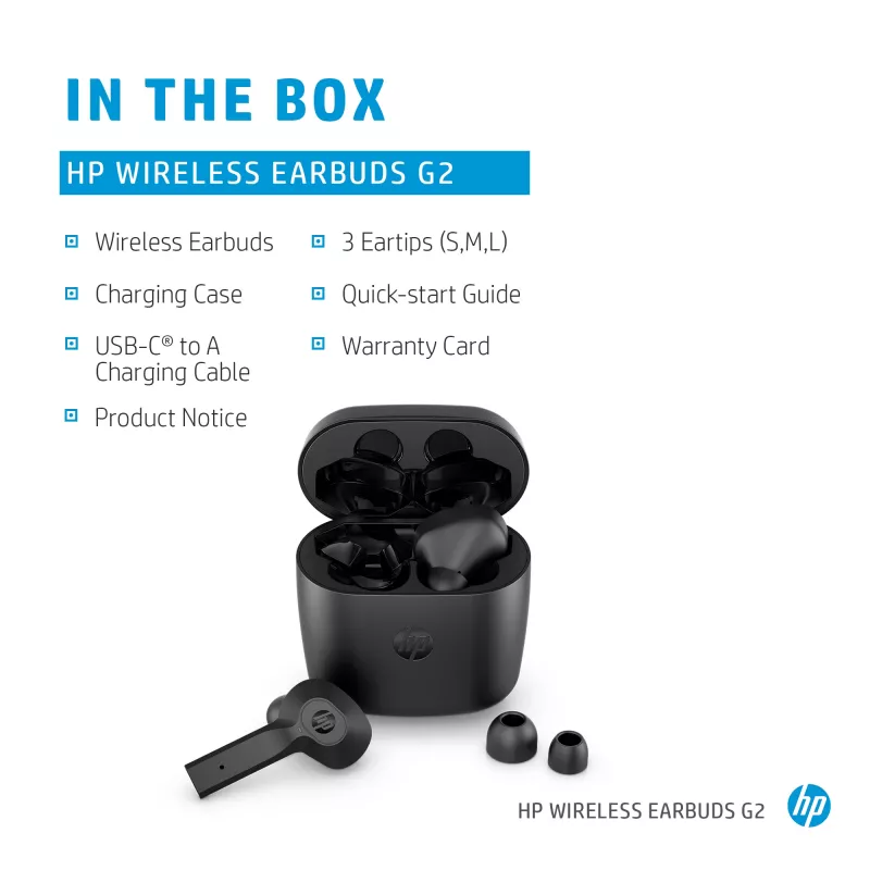Auriculares HP Wireless Earbuds G2