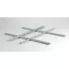 Adaptador VESA ROLINE 100x100-400x400 variable plata