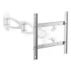 Adaptador VESA ROLINE 100x100-100x200/200x200 variable Plata