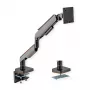 Soporte para monitor ROLINE 17031108 124,5 cm 20 kg Abrazadera Negro Gris