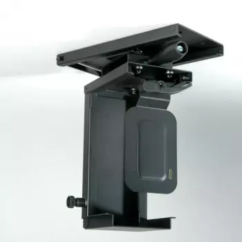 Soporte para CPU bajo el escritorio ROLINE Soporte para mini PC extensible con función giratoria negro