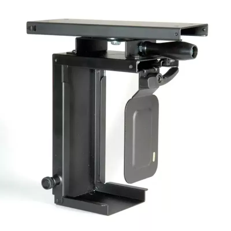 Soporte para CPU bajo el escritorio ROLINE Soporte para mini PC extensible con función giratoria negro