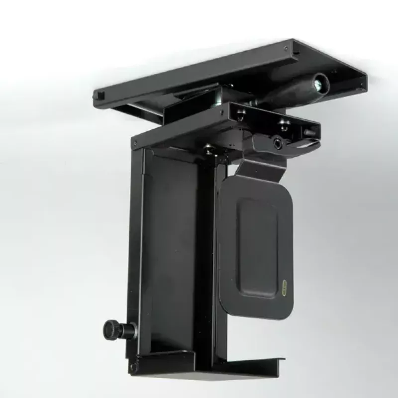 Soporte para CPU bajo el escritorio ROLINE Soporte para mini PC extensible con función giratoria negro