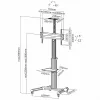 Soporte de TV ROLINE 17.03.1260 177,8 cm (70