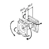 Kit de soporte de pared para monitor LCD VALUE con 2 articulaciones
