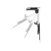 Soporte de TV/peana VALUE 17.99.1186 para 43,2 cm a 94 cm (17 inch – 37 inch), VESA 75×75–200×200, inclinable 0–90°, orientable ±45°, 20 kg, negro