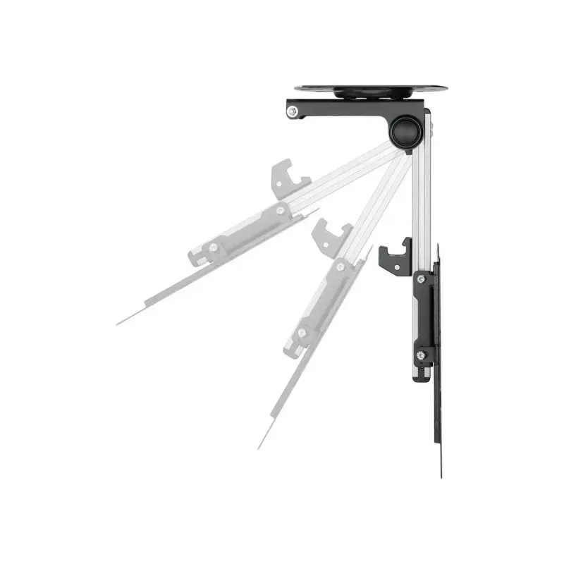 Soporte de TV/peana VALUE 17.99.1186 para 43,2 cm a 94 cm (17 inch – 37 inch), VESA 75×75–200×200, inclinable 0–90°, orientable ±45°, 20 kg, negro