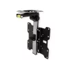 Soporte de TV/peana VALUE 17.99.1186 para 43,2 cm a 94 cm (17 inch – 37 inch), VESA 75×75–200×200, inclinable 0–90°, orientable ±45°, 20 kg, negro