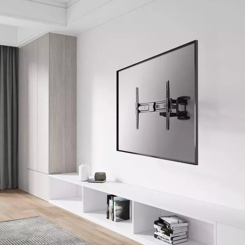 Soporte de pared para TV VALUE 17.99.1211 2,03 m 45 kg negro