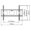 Soporte de pared VALUE para TV LCD/plasma perfil plano
