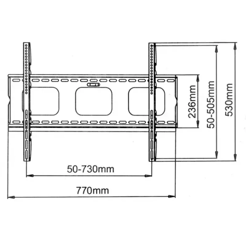 Soporte de pared VALUE para TV LCD/plasma perfil plano