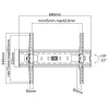 Soporte de pared inclinable VALUE para TV LCD/plasma 17.99.1218