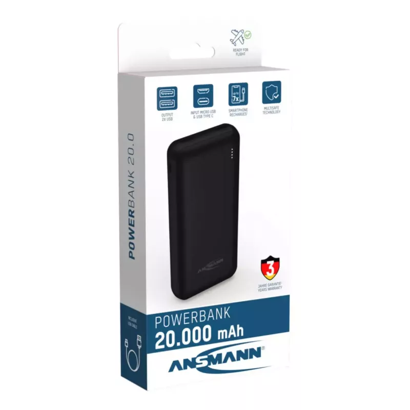 Batería portátil Ansmann PB212 20000 mAh