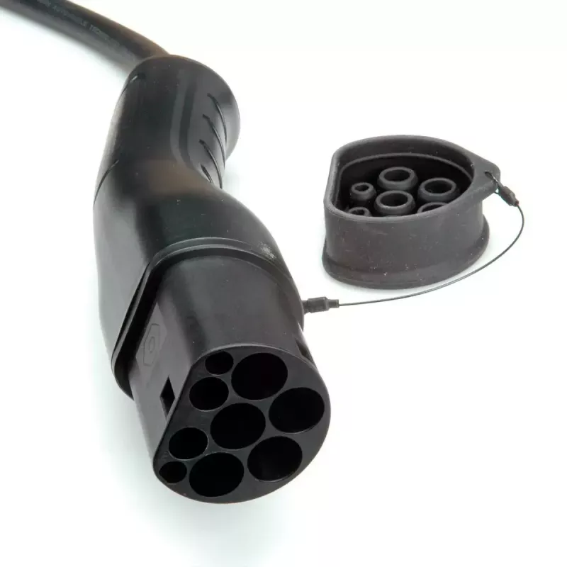 Cable de carga para vehículo eléctrico ROLINE 3 m Type 2 7,4 kW negro