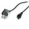 ROLINE 19.08.1028 cable de alimentación CEE 7/7 a conector de portátil C5, negro, 1,8 m