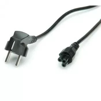ROLINE 19.08.1028 cable de alimentación CEE 7/7 a conector de portátil C5, negro, 1,8 m