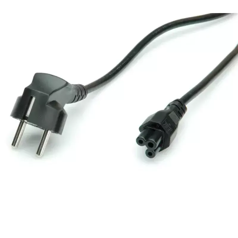 ROLINE 19.08.1028 cable de alimentación CEE 7/7 a conector de portátil C5, negro, 1,8 m