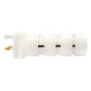 Adaptador de viaje LogiLink PA0186 blanco
