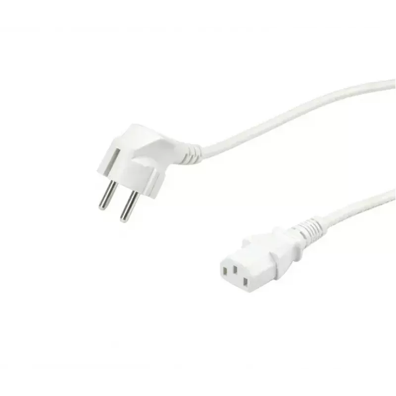 Cable de alimentación VALUE 19.99.1016 blanco 0,6 m CEE7/7 IEC 320