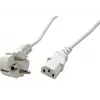 Cable de alimentación VALUE 19.99.1016 blanco 0,6 m CEE7/7 IEC 320