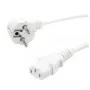 Cable de alimentación VALUE 19.99.1016 blanco 0,6 m CEE7/7 IEC 320