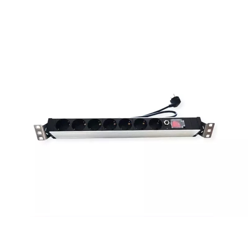 Unidad de distribución de corriente PDU VALUE 19.99.1637 7 salidas AC 1U aluminio negro