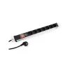 Unidad de distribución de corriente PDU VALUE 19.99.1637 7 salidas AC 1U aluminio negro