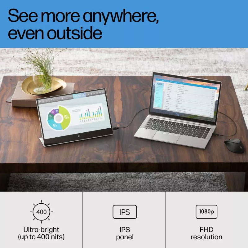 Monitor HP E-Series E14 G4 14
