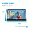 Monitor HP E-Series E14 G4 35,6 cm (14