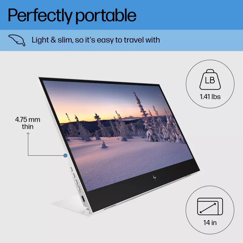 Monitor HP E-Series E14 G4 35,6 cm (14