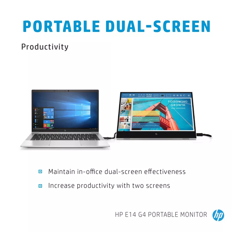 Monitor HP E-Series E14 G4 35,6 cm (14