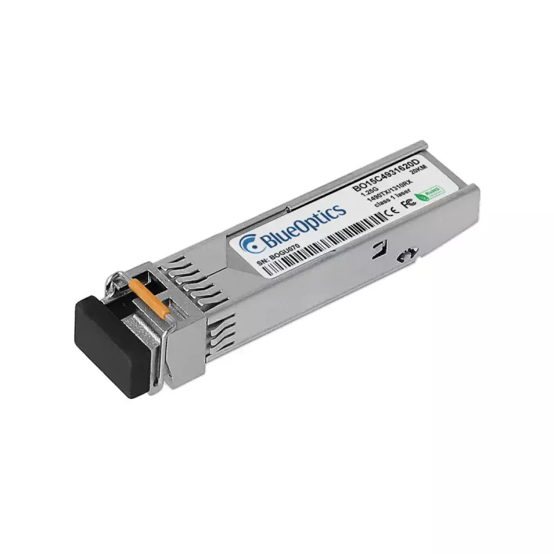 Módulo transceptor SFP BlueOptics 1G-SFP-BXD-BO 1250 Mbit/s plata