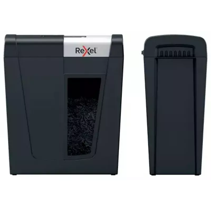 Destructora de documentos Rexel Secure MC4 Microcorte 60 dB Negro, Plata