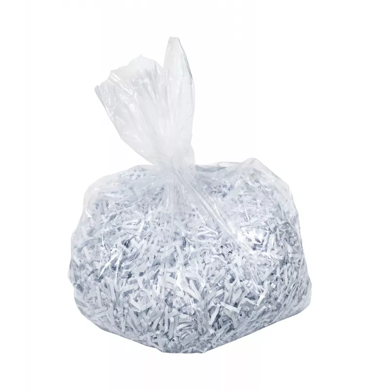 Bolsas de plástico para destructora Rexel para grandes destructoras de oficina, capacidad 175 L (pack de 20)