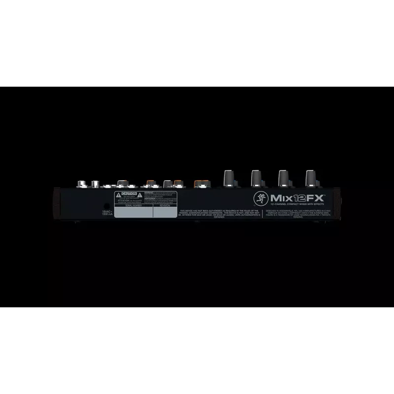 Mackie Mix12FX 12 canales 20 - 30000 Hz Negro