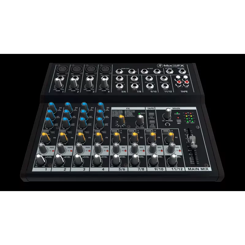 Mackie Mix12FX 12 canales 20 - 30000 Hz Negro