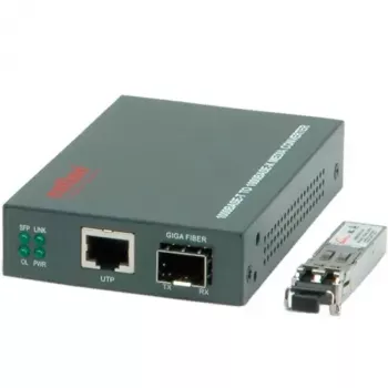 Convertidor Gigabit ROLINE 21.13.1069 RJ45 a LC