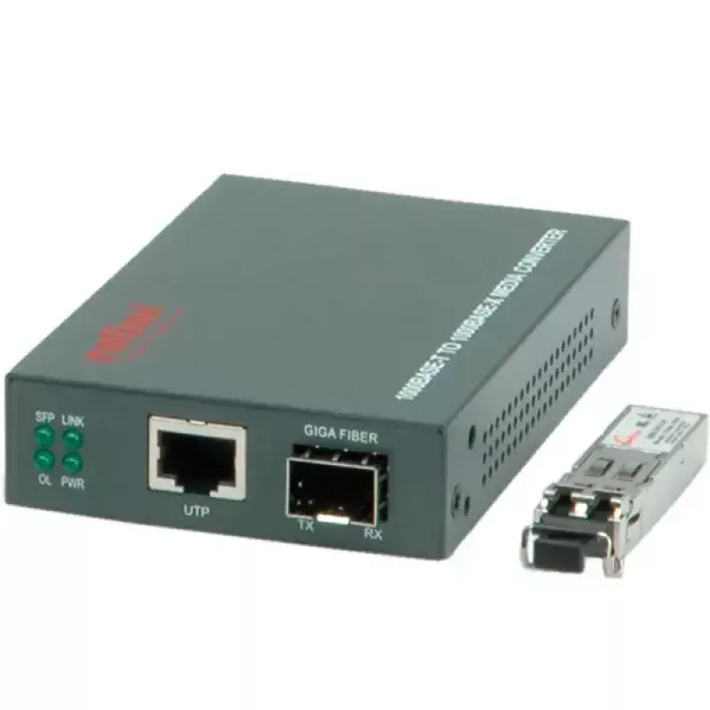 Convertidor Gigabit ROLINE 21.13.1069 RJ45 a LC