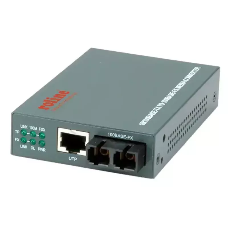 Convertidor Fast Ethernet ROLINE RC-100FX/SC